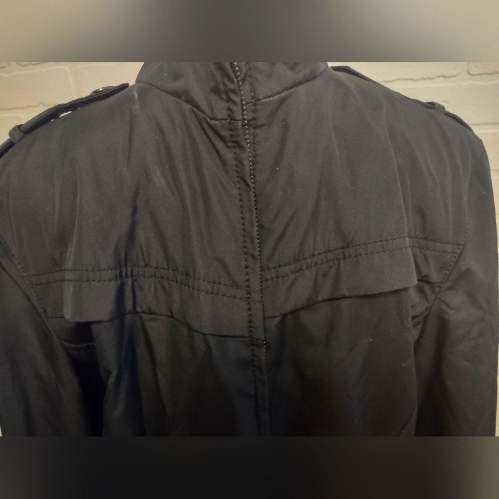Men's Black Rain Jacket